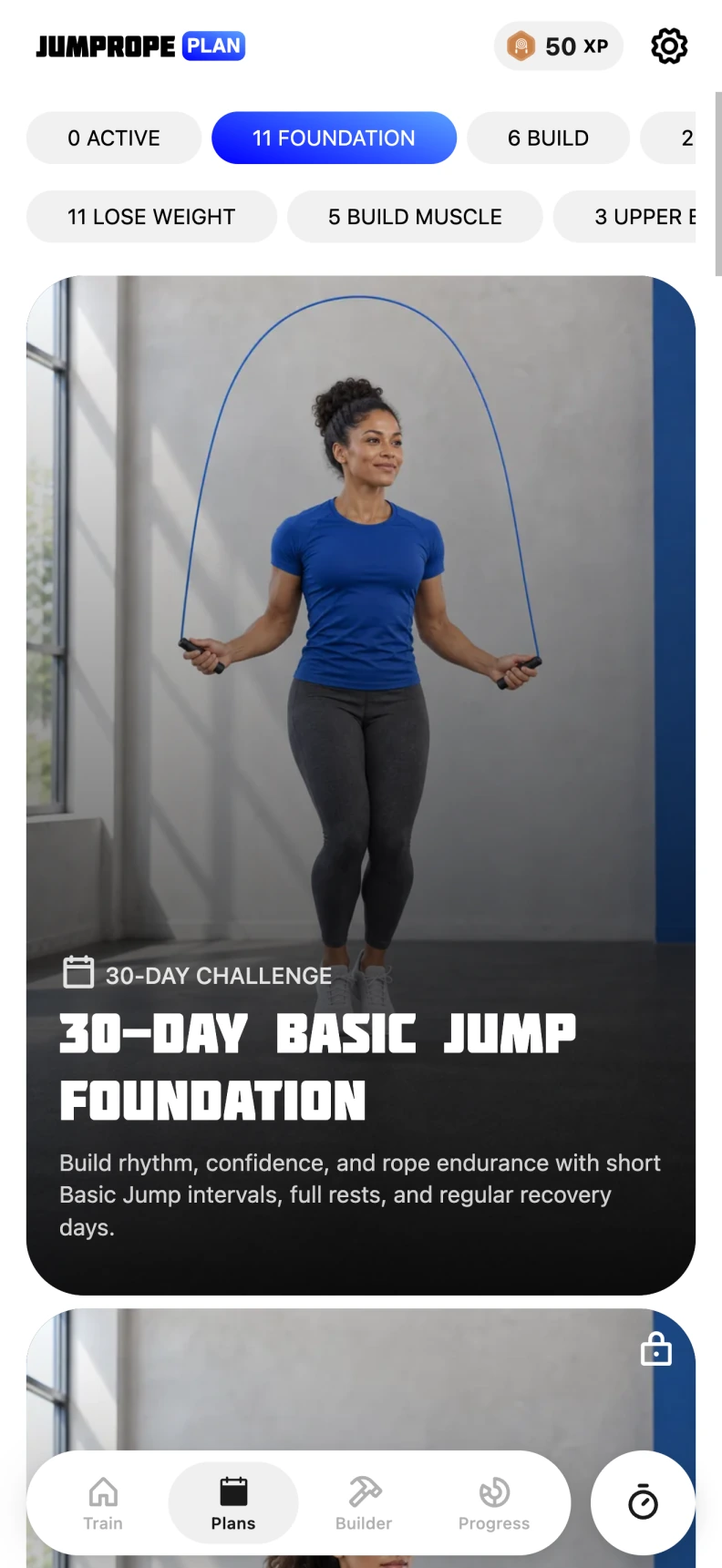 Jump Rope Training plans and 30-day challenge